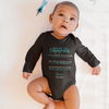 Rules of Engagement Baby Onsie Long Sleeve