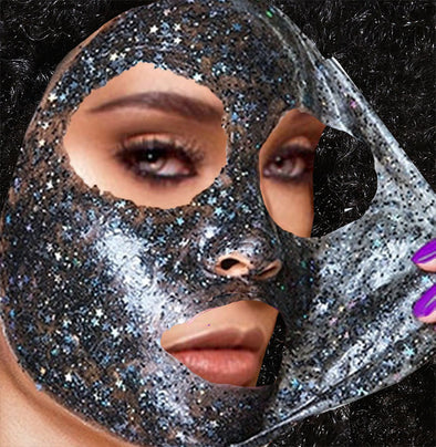 81 Remedies "Queen Of The Universe" Deep Cleansing, Pore Shrinking, Acne, Oil & Blackhead Remover Peel Off Glitter Mask